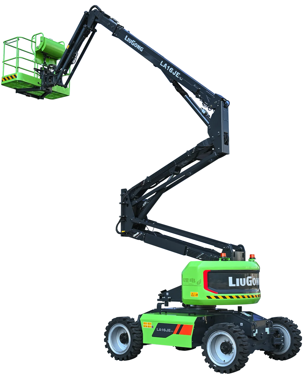 Bomlift knækarm 17,8m - Batteri